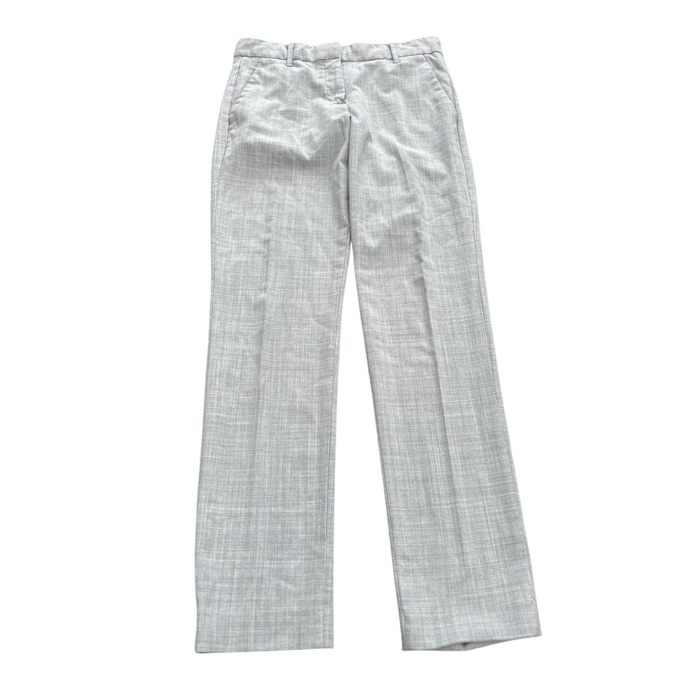 Gap True Straight Gray Dress Pants Size 0 Regular Stretch Work Trousers 989291